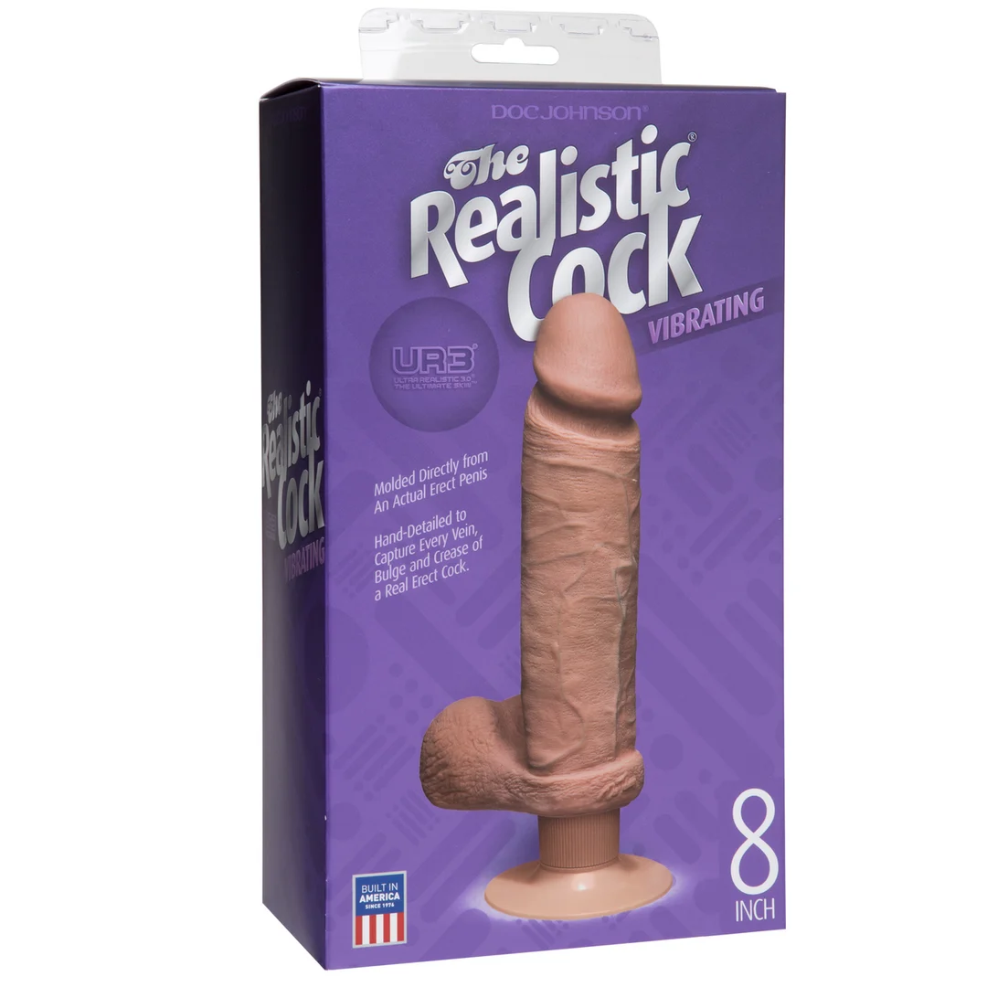 Vibrador realista de UR3® de doble densidad con ventosa, de Doc Johnson - Imagen 2