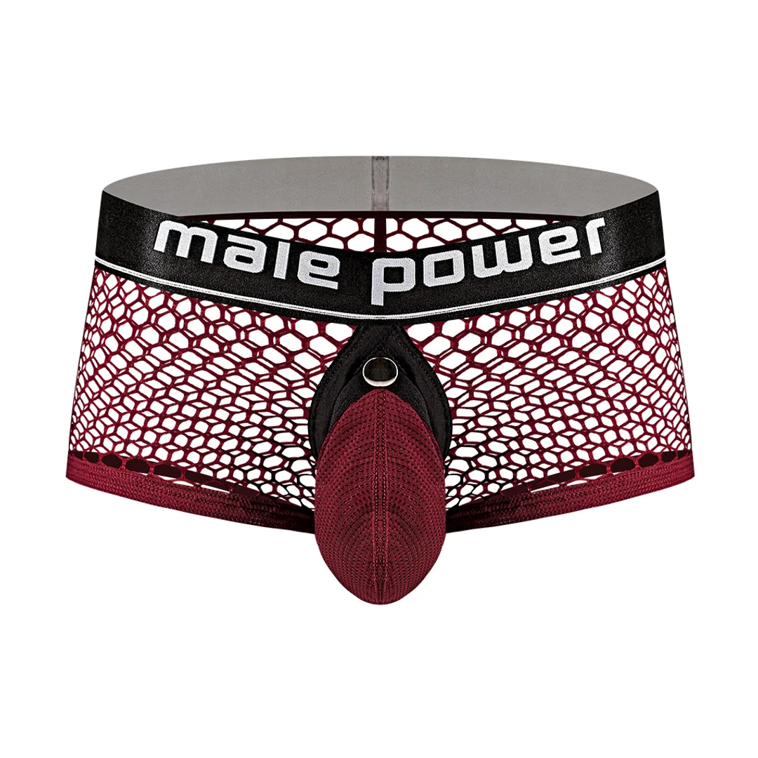Jockstrap con bolsa frontal extraíble para un look atrevido y ropa interior sensual de Male Power - Imagen 4