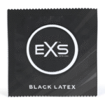 Preservativos EXS Black de látex, 12 unidades