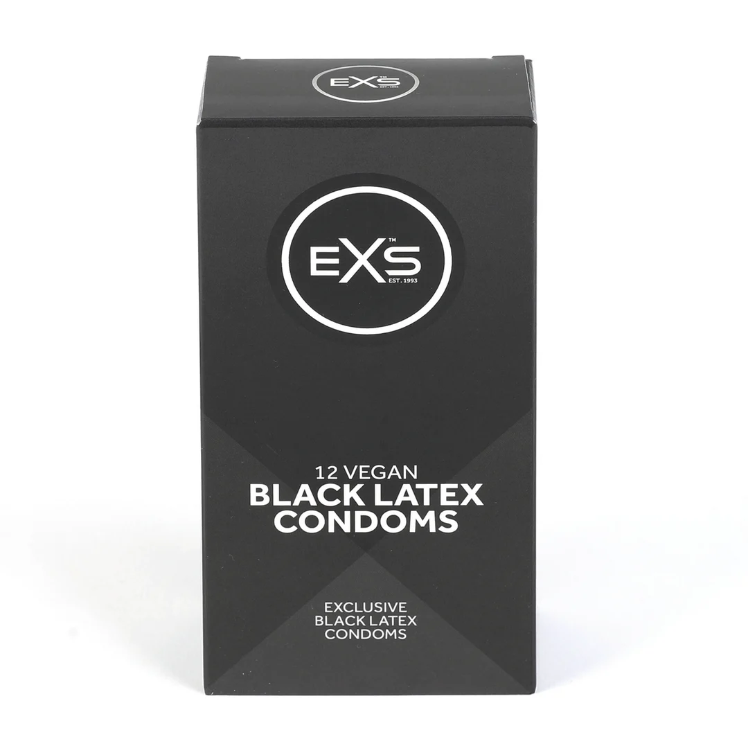 Preservativos EXS Black de látex, 12 unidades - Imagen 3