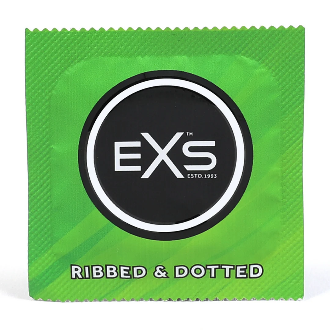 Preservativos EXS 3 in 1 Ribbed, Dotted y Flared - Imagen 1