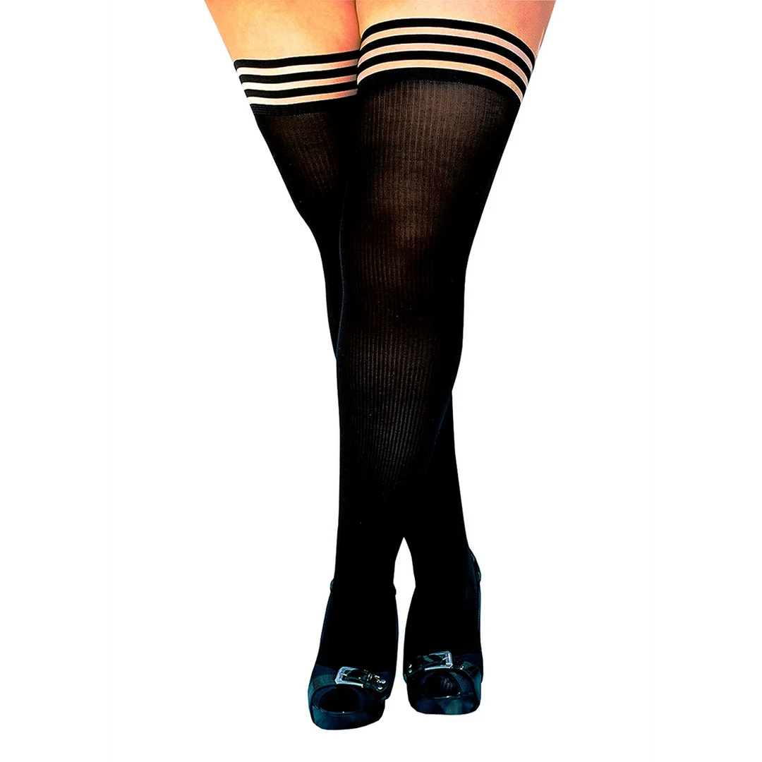 Medias de sujeción Dana Lynn negras de Kix'ies - Imagen 4