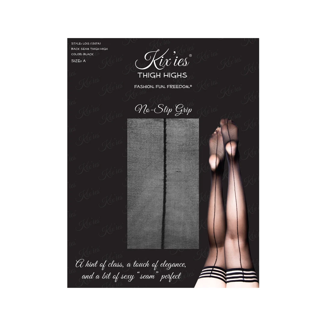 Medias de auto sujeción con banda de silicona para un look sexy y elegante · Kix'ies - Imagen 1