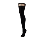 Medias hasta el muslo Kix'ies Danielle negras, talla A - Imagen 12