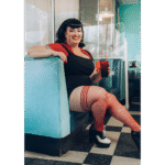 Medias de red rojas Sandra de Kix'ies hasta el muslo - Imagen 16
