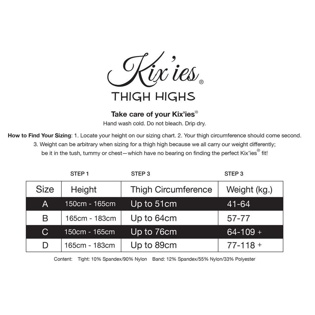 Medias de red rojas Sandra de Kix'ies hasta el muslo - Imagen 17