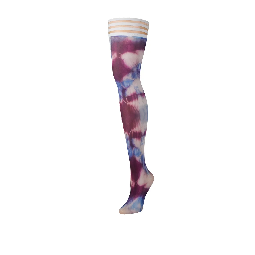 Medias tie dye hasta el muslo Madisen de Kix'ies - Imagen 15