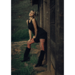 Medias Grace rojas de cuadros - Imagen 2