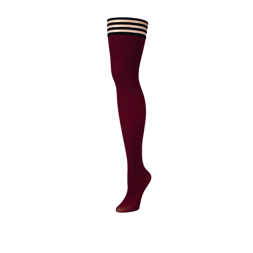 Medias rojas hasta el muslo Kix'ies Heather - Imagen 24