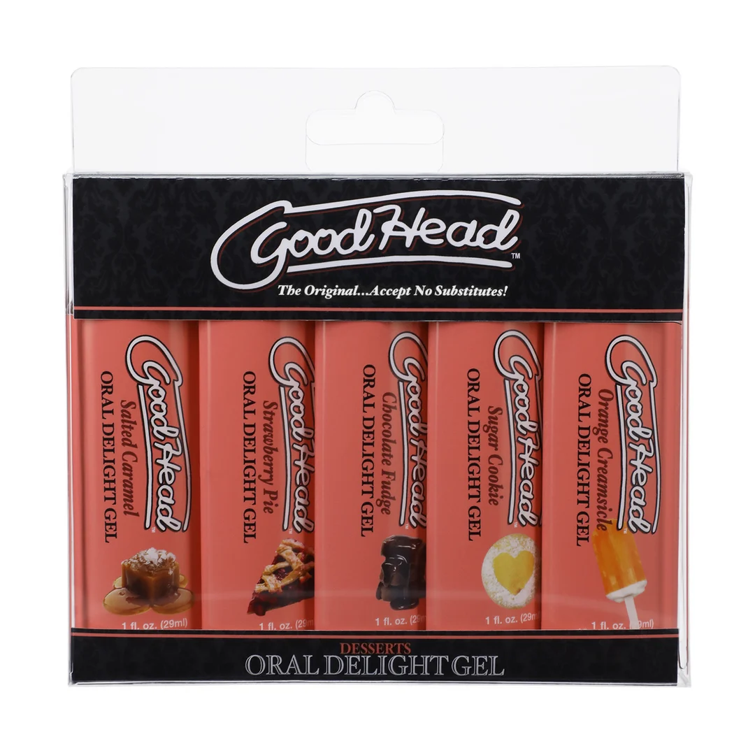 Doc Johnson Oral Delight Gel Desserts, 5 sabores - Imagen 1