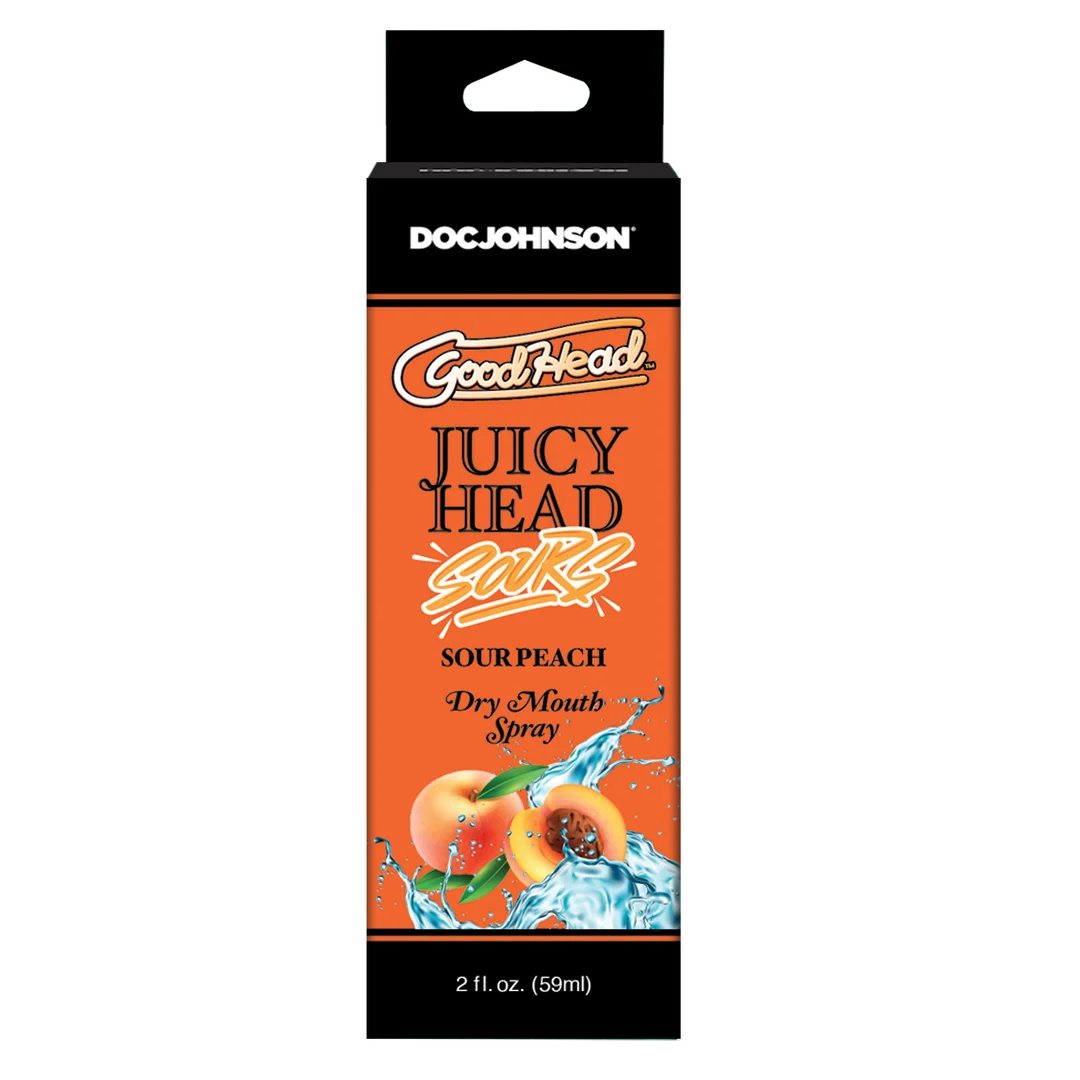 Spray Doc Johnson Juicy Head con sabor a melocotón - Imagen 1