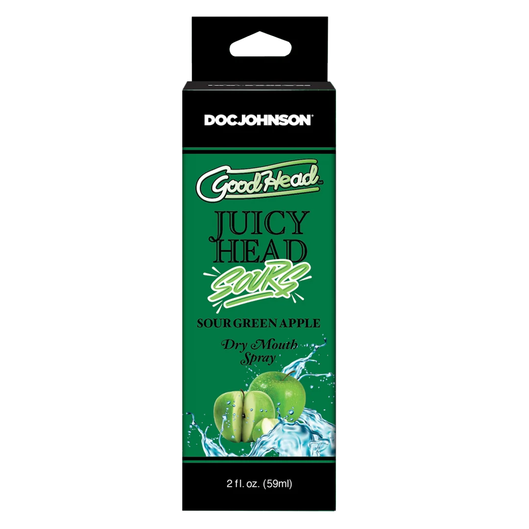 1363-04-BX-2 Juicy Head Dry Mouth Spray Sour Green Apple - Imagen 1