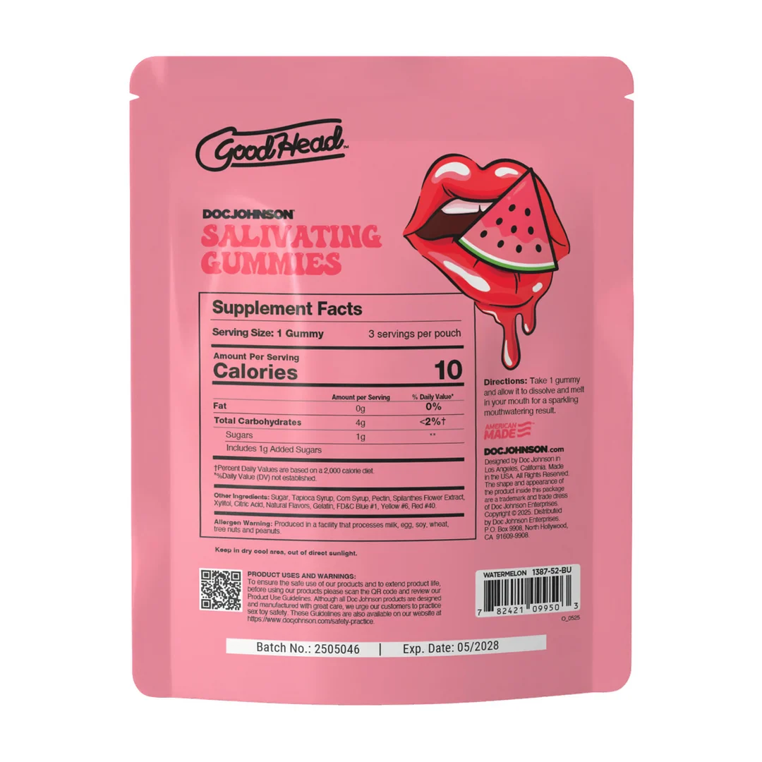 Gominolas estimulantes de sandía – expositor de 24 unidades – 12 gr – Goodhead - Imagen 4