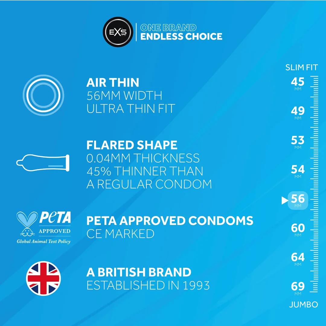 Preservativos EXS Air Thin, 144 unidades - Imagen 2