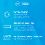 Preservativos EXS Extra Thick, 144 unidades - Imagen 3