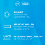 Preservativos EXS Snug Fit, 144 unidades - Imagen 3