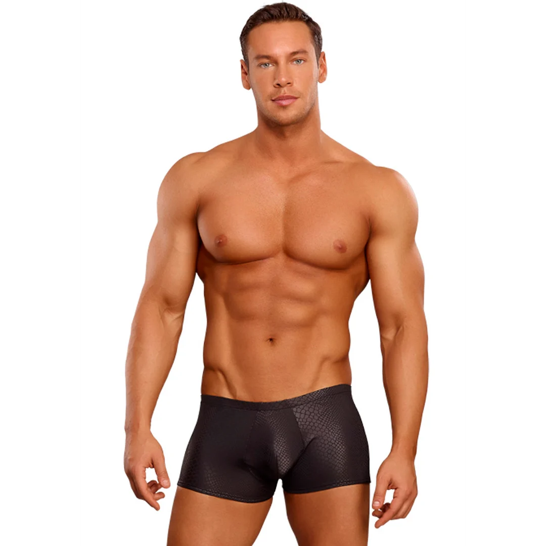 Male Power Mini Short Black Cobra - Imagen 2
