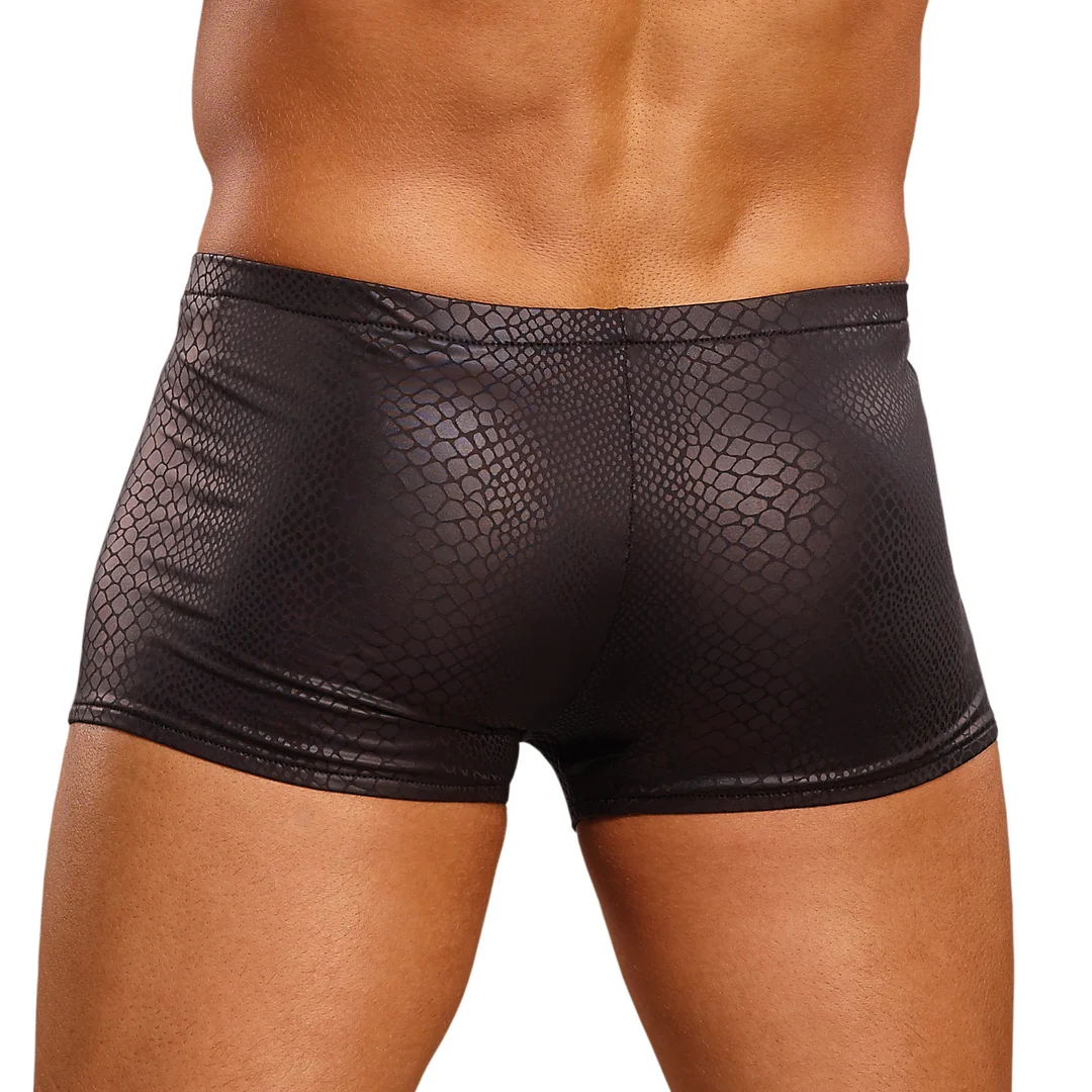 Male Power Mini Short Black Cobra - Imagen 3
