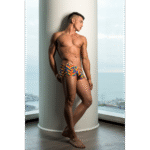 Slip para hombre, ropa interior sexy masculina con estampado Pride y bolsa anatómica de Male Power - Imagen 5