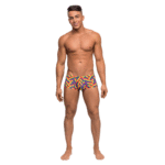 Slip para hombre, ropa interior sexy masculina con estampado Pride y bolsa anatómica de Male Power - Imagen 9