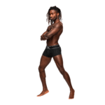 Male Power Pouch Short negro