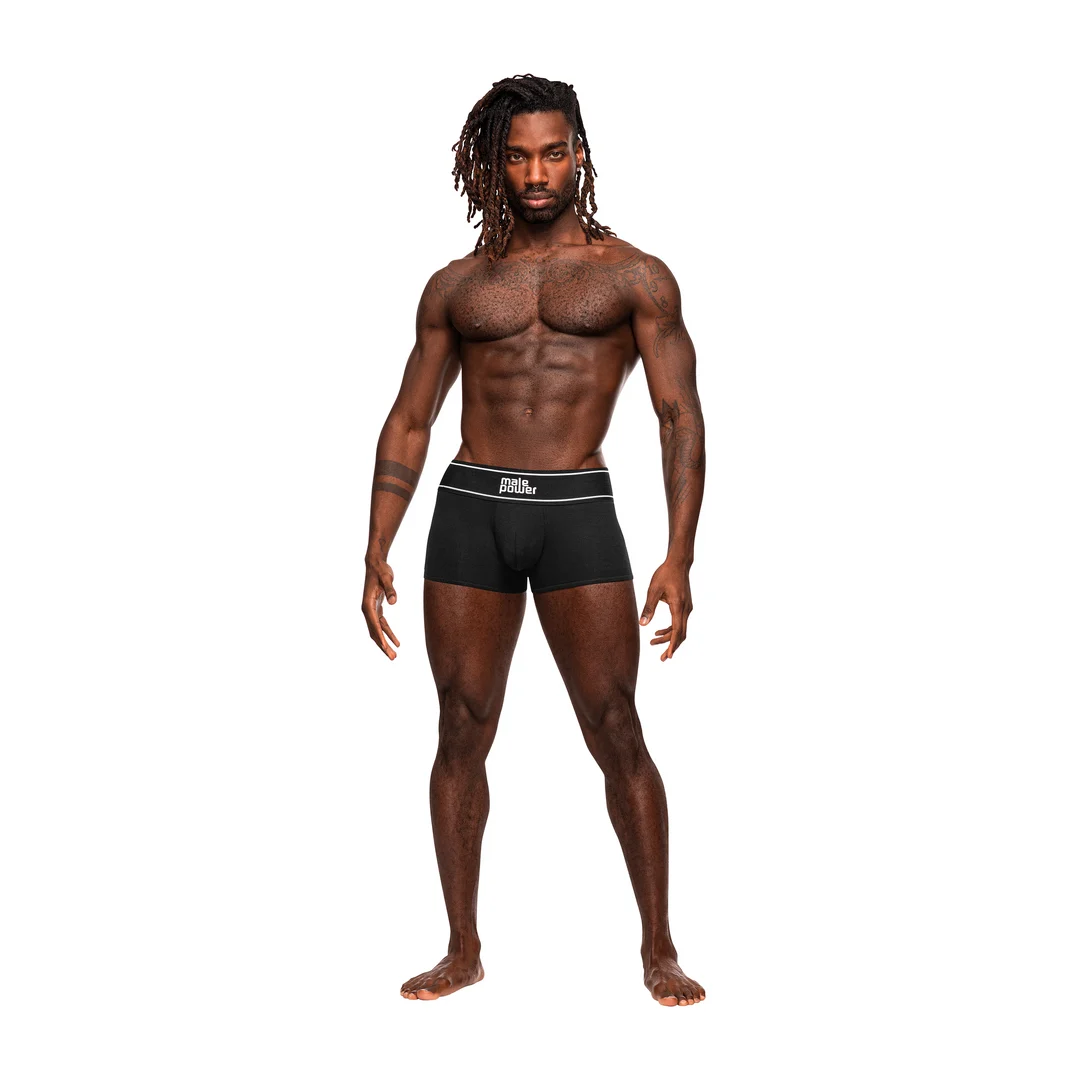Male Power Pouch Short negro - Imagen 2