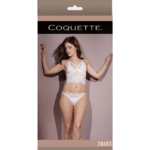 Conjunto Coquette de bralette y braguita con abertura en la entrepierna