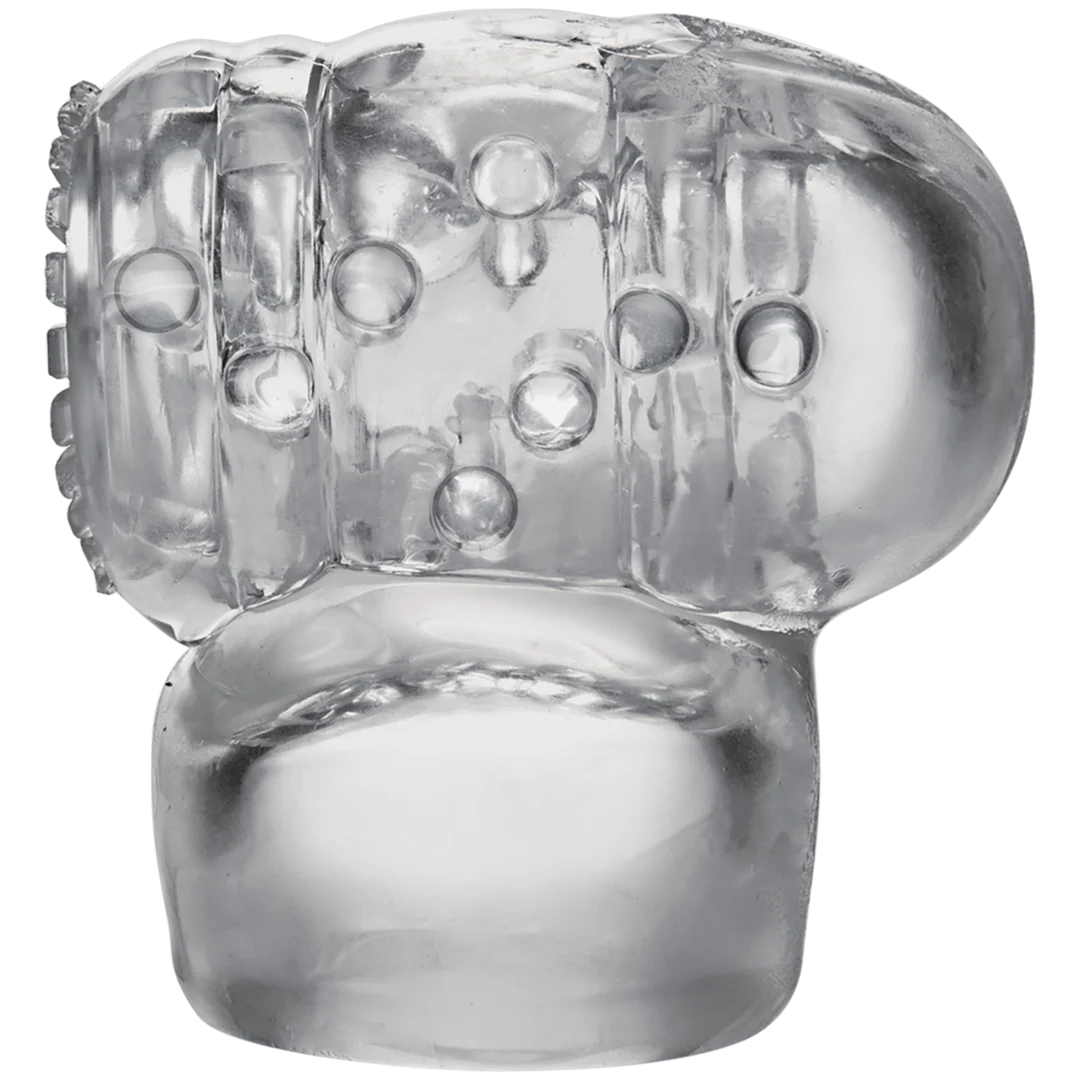 Accesorio para vibrador tipo wand Doc Johnson Cock Teaser, transparente - Imagen 2