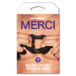 Anillo para el pene de silicona y metal The Paradox