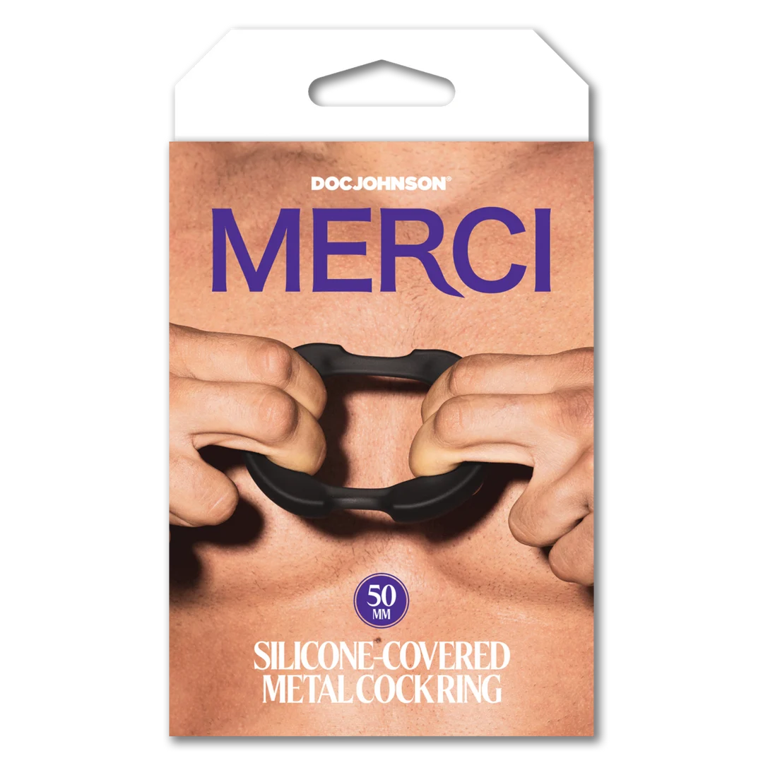 Anillo para el pene de silicona y metal The Paradox - Imagen 1