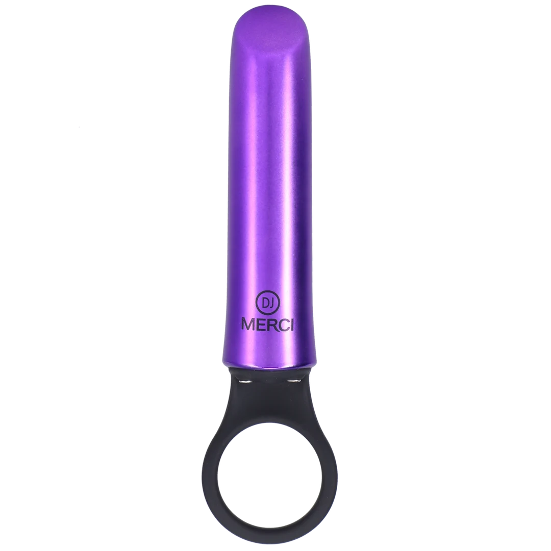 Vibrador Doc Johnson Power Play con anillo de agarre de silicona - Imagen 3