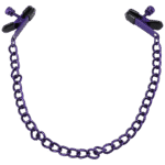 Pinzas BDSM ajustables para pezones, pinzas para pezones, moradas - Imagen 5
