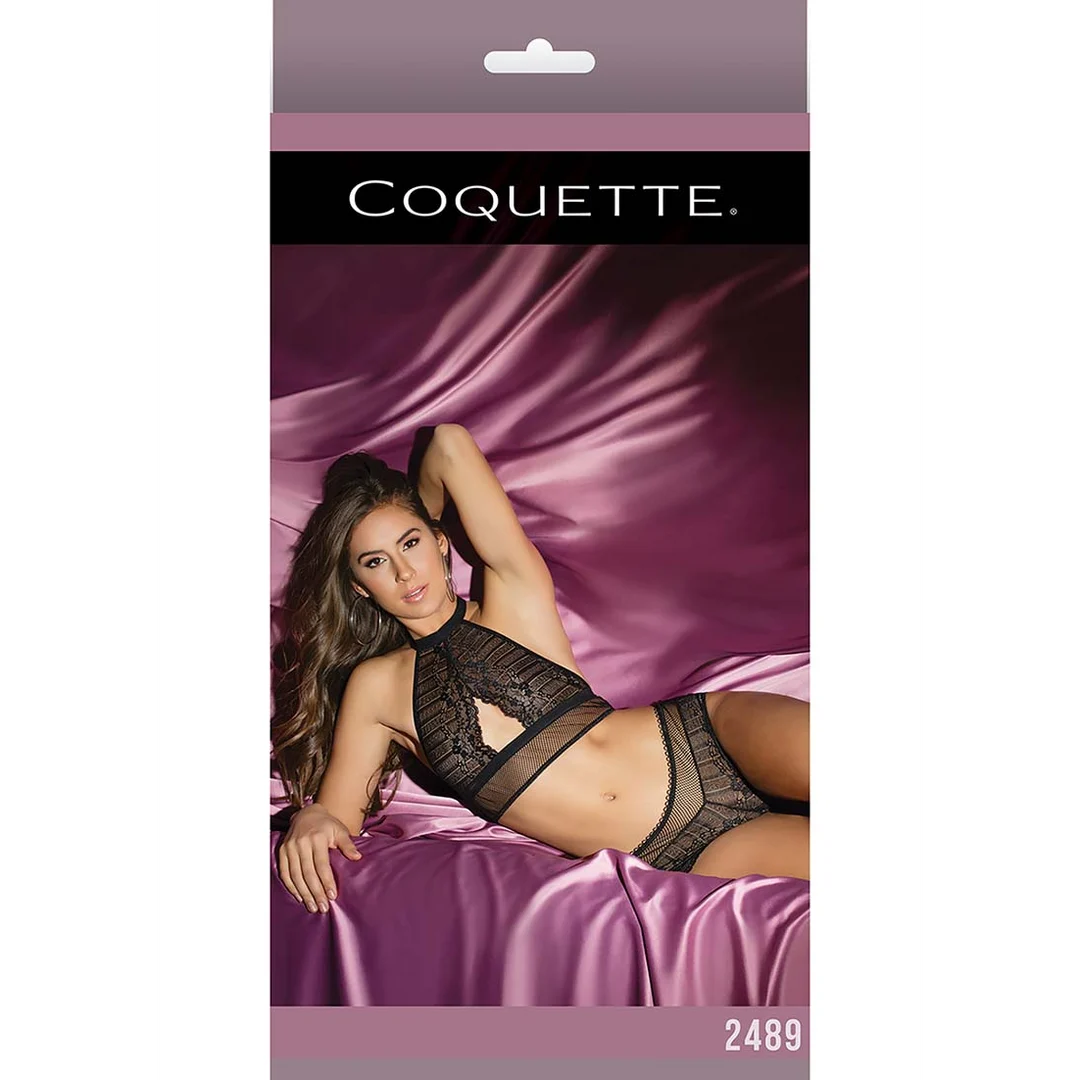 Top halter de red Coquette y shorts booty - Imagen 6