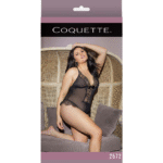 Sexy body de talla grande con tiro abierto y detalles de encaje para curvas | LIN