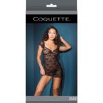 Babydoll de encaje en talla grande con detalles rosas y lazo para siluetas con curvas | Desirelle - Imagen 6