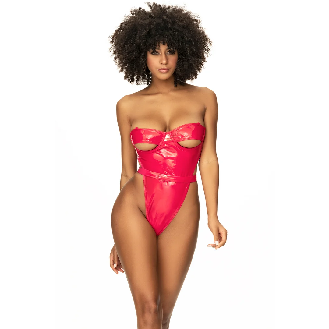Body de vinilo rojo Mapalé - Imagen 10
