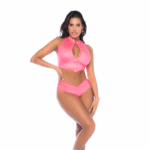 Conjunto de dos piezas Mapalé en rosa efecto mojado - Imagen 4