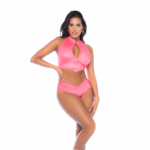 Conjunto de dos piezas Mapalé en rosa efecto mojado - Imagen 8