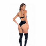 Body de efecto mojado negro Mapalé - Imagen 5