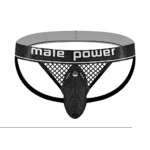 Suspensorio Male Power con anillo para el pene negro - Imagen 16