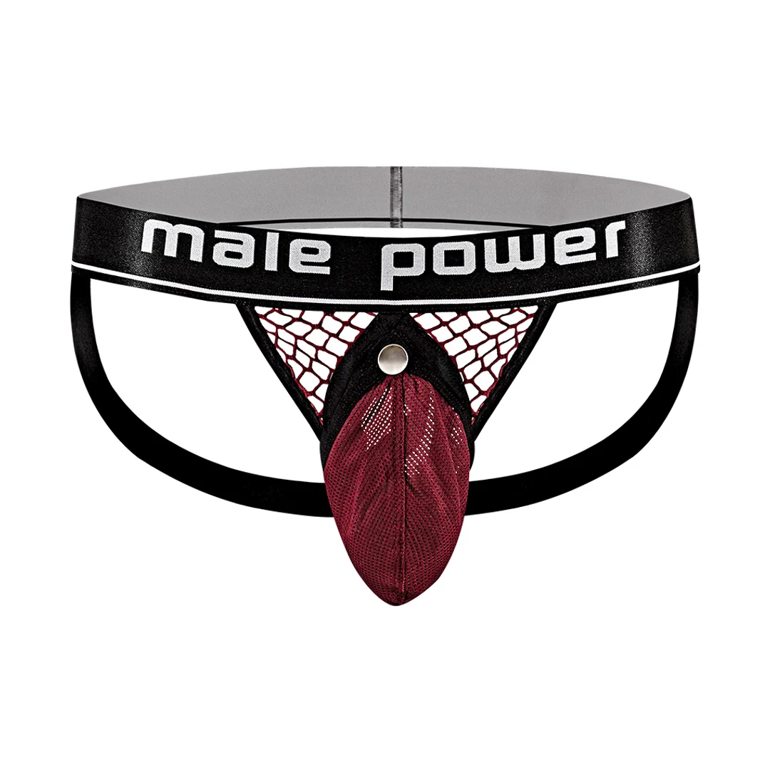 Suspensorio Male Power con anillo para el pene negro - Imagen 22