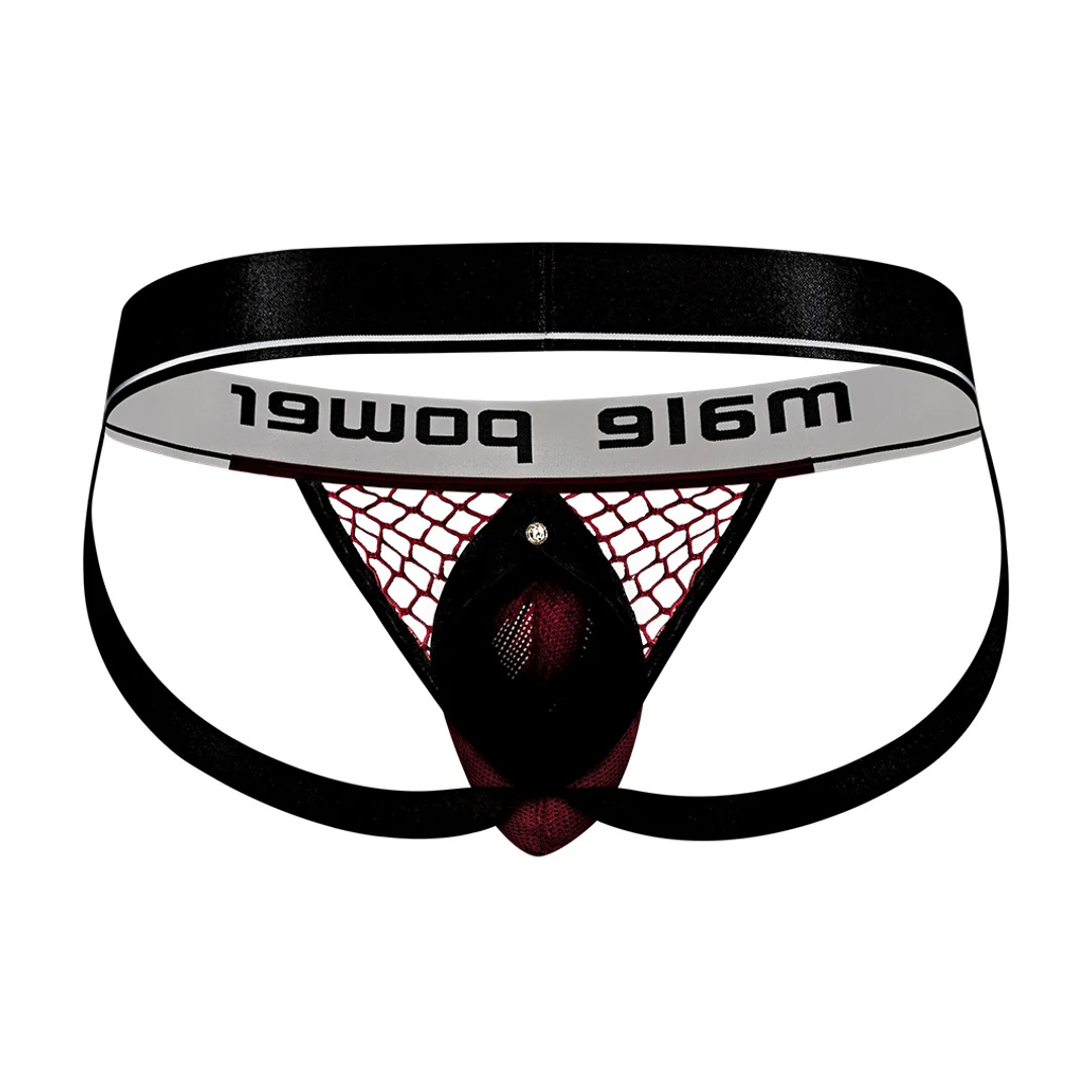 Suspensorio Male Power con anillo para el pene negro - Imagen 23