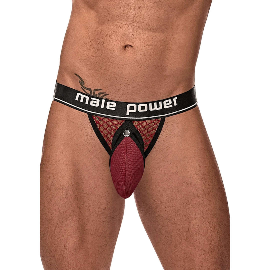 Suspensorio Male Power con anillo para el pene negro - Imagen 24