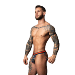 Suspensorio Male Power con estampado de mármol blanco - Imagen 12