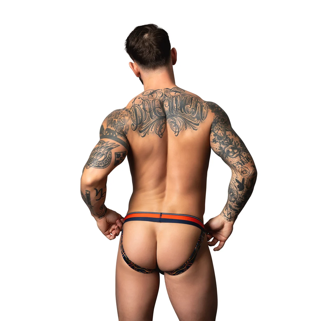 Suspensorio Male Power con estampado de mármol blanco - Imagen 9