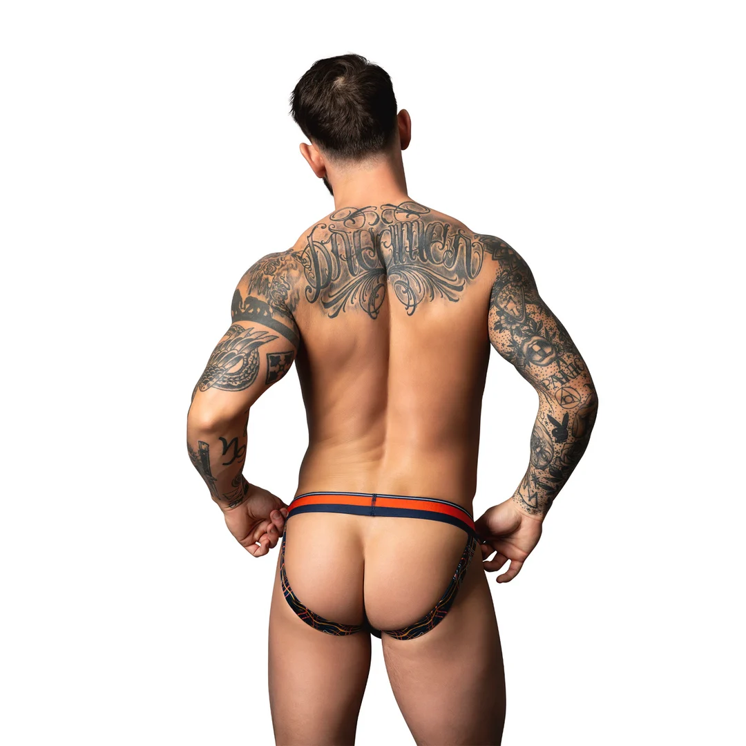Suspensorio Male Power con estampado de mármol blanco - Imagen 13