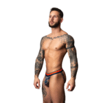 Suspensorio Male Power con estampado de mármol blanco - Imagen 14