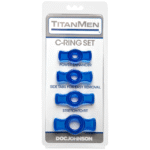 Set de 4 anillos para el pene Doc Johnson Cockring