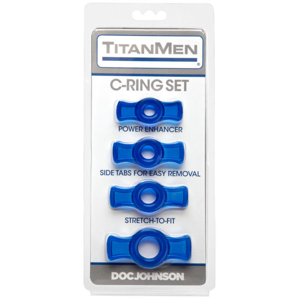 Set de 4 anillos para el pene Doc Johnson Cockring