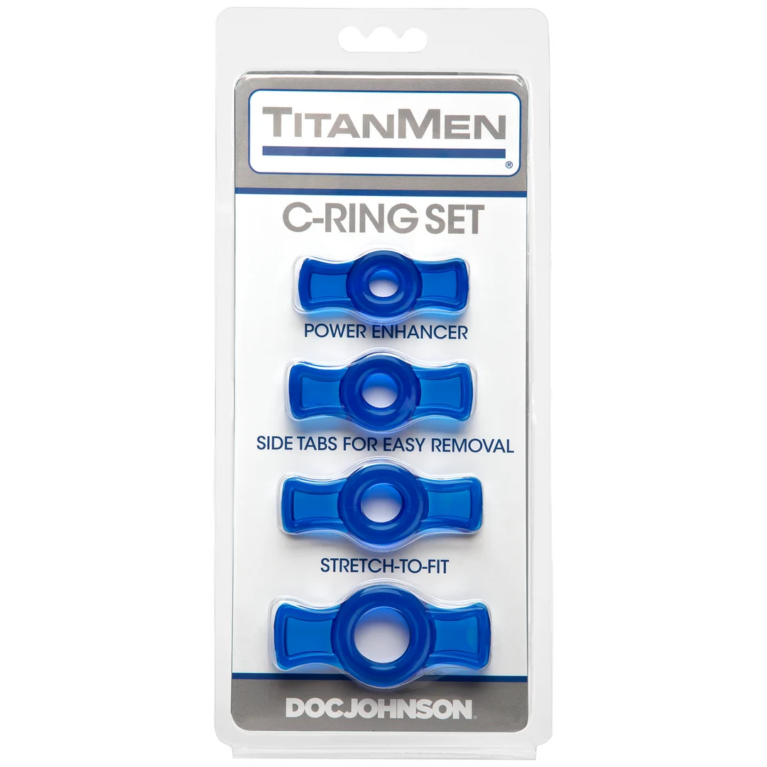 3503-06-CD-2 Set de 4 anillos para el pene Doc Johnson Cockring - Imagen 1